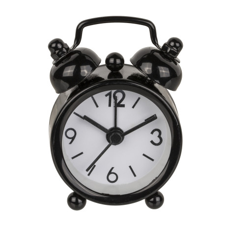 Μίνι Ξυπνητήρι Μέταλλο 6x4cm Σε 6 Χρώματα