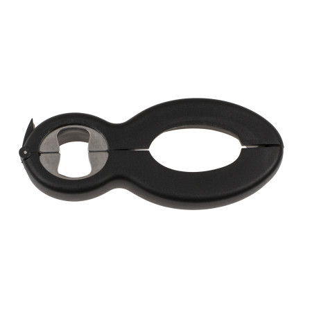 Ανοιχτήρι Universal 6 Σε 1 Μαύρο/Γκρι Μέταλλο/Πλαστικό 14.5x6cm