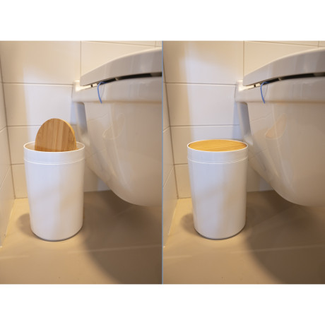 Σετ Μπάνιου και Τουαλέτας 6Τμχ Λευκό ALPINA