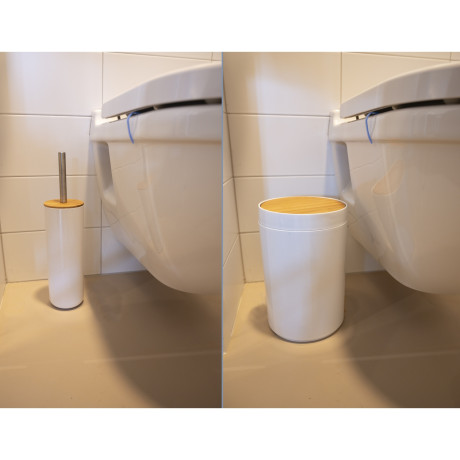 Σετ Μπάνιου και Τουαλέτας 6Τμχ Λευκό ALPINA