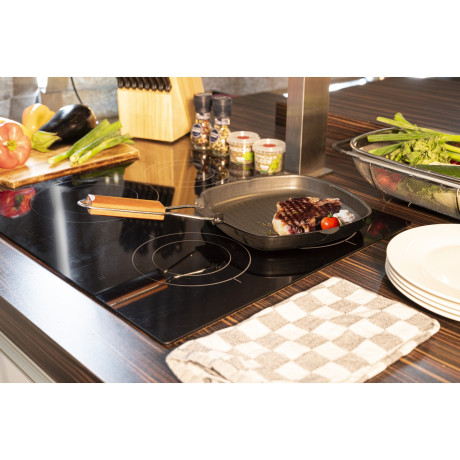 Τηγάνι Γκριλ με Αναδιπλούμενη Λαβή 24cm ALPINA