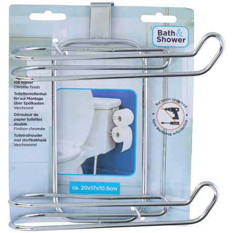 Κρεμάστρα Χαρτιού Υγείας 20x17x10.5cm Χρώμιο