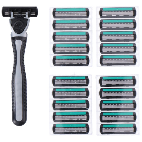 Ανδρική Ξυριστική Μηχανή 3 Λεπίδες 21Τμχ