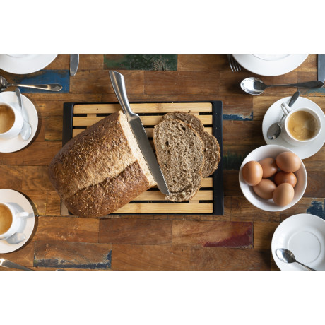 Ξύλο Κοπής με Δίσκο Ψίχουλων 38x27x2cm ALPINA