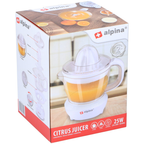 Αποχυμωτής 700ml 25W Λευκός ALPINA