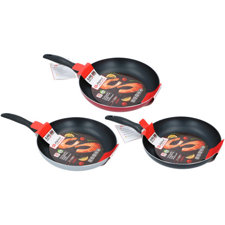 Τηγάνι Αντικολλητικό Αλουμινίου Chef De Luxe Line Φ28cm Σε 3 Χρώματα