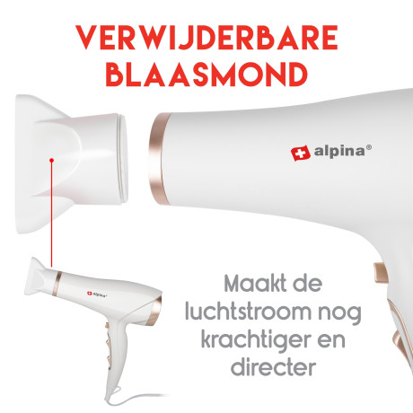 Στεγνωτήρας Μαλλιών 1900-2300W ALPINA