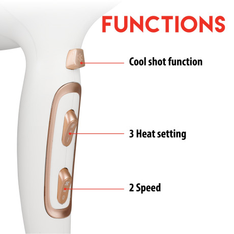 Στεγνωτήρας Μαλλιών 1900-2300W ALPINA