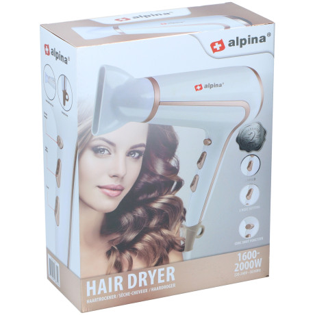 Στεγνωτήρας Μαλλιών 1600-2000W ALPINA