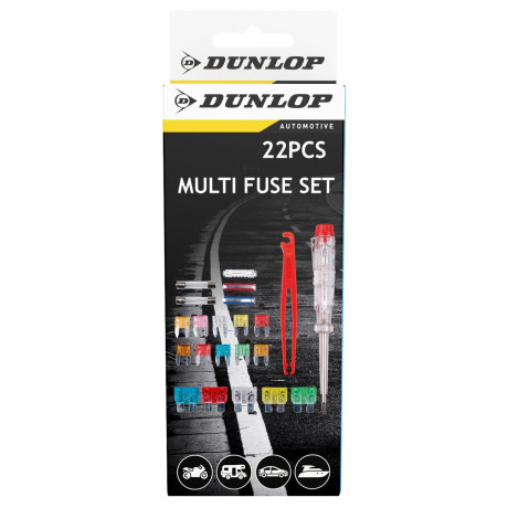Σετ Έκτακτης Ανάγκης Αυτοκινήτου 8Τμχ DUNLOP