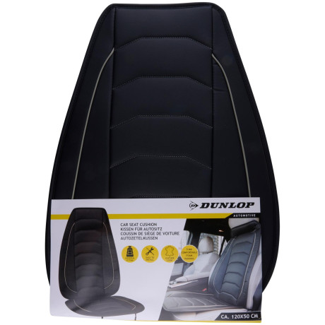 Μαξιλάρι Καθίσματος Αυτοκινήτου Δερμάτινη Όψη Γκρι 120x50cm