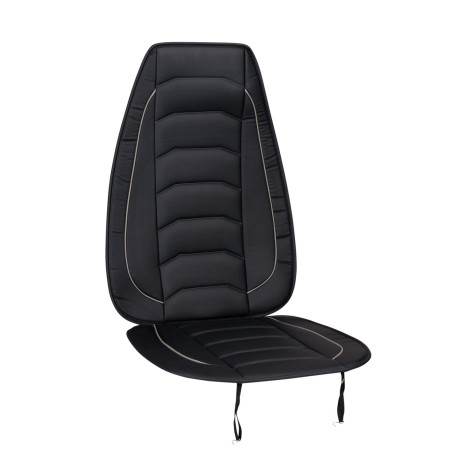 Μαξιλάρι Καθίσματος Αυτοκινήτου Δερμάτινη Όψη Γκρι 120x50cm