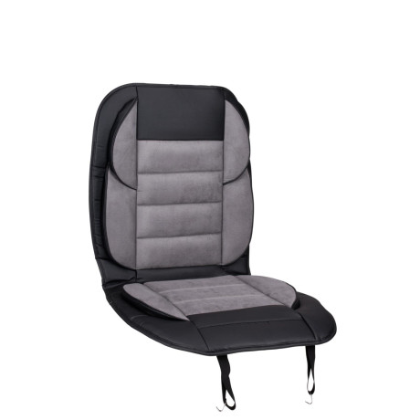 Μαξιλάρι Καθίσματος Αυτοκινήτου PVC/Σουέτ Γκρι 118x54.5cm