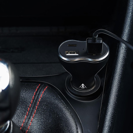 Φορτιστής Αυτοκινήτου 2xUSB A + 2xUSB C DUNLOP