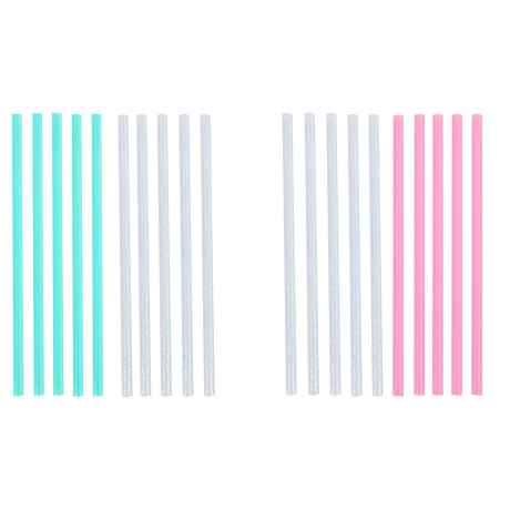 Επαναχρησιμοποιούμενα Καλαμάκια 10Τμχ Πολύχρωμα ALPINA