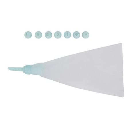 Σετ Σακούλα Ζαχαροπλαστικής 9Τμχ 3 Χρώματα ALPINA