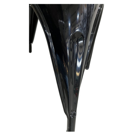 Καρέκλα ArteLibre Βιομηχανικού Τύπου Vintage TOLIKO Μαύρο Μέταλλο 44x49x84cm