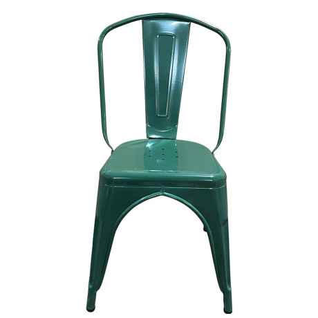 Καρέκλα ArteLibre Βιομηχανικού Τύπου Vintage TOLIKO Πράσινο Μέταλλο 44x49x84cm