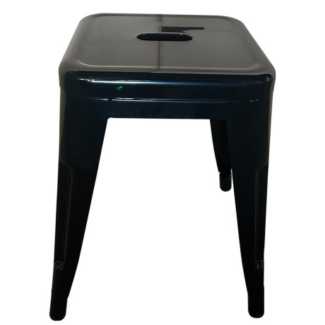 Σκαμπό ArteLibre Βιομηχανικού Τύπου Vintage VELINO Μαύρο Μέταλλο 38x38x45cm