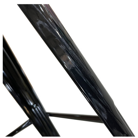 Σκαμπό Bar ArteLibre Βιομηχανικού Τύπου Vintage SILANO Μαύρο Μέταλλο 42x42x76cm