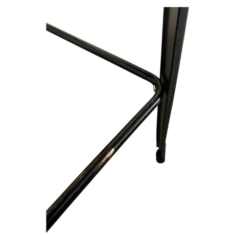 Τραπέζι Bar ArteLibre Βιομηχανικού Τύπου Vintage ARTEKTO Μαύρο Αντικέ Μέταλλο/Ξύλο 60x60x103cm