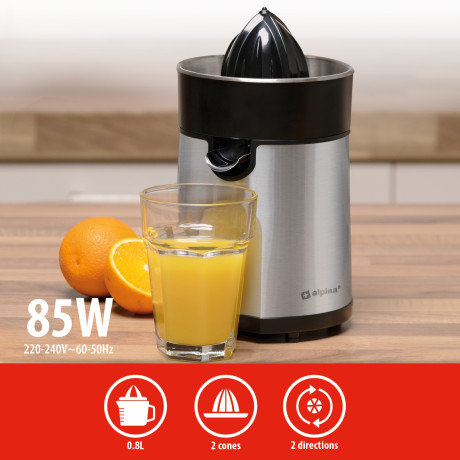 Στίφτης Εσπεριδοειδών 230V 85W Ανοξείδωτος ALPINA