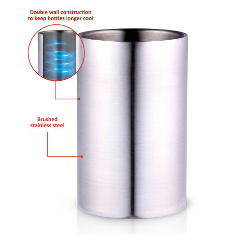 Ψυγείο Μπουκαλιών Ανοξείδωτο ALPINA