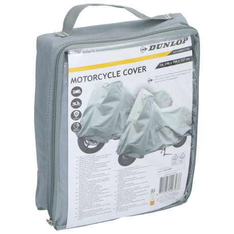 Κάλυμμα Μηχανής και Σκούτερ Γκρι DUNLOP
