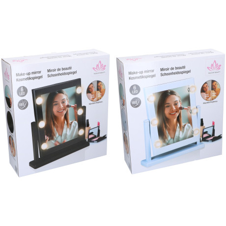 Καθρέφτης Καλλυντικών με Φωτισμό LED 2 Σχέδια