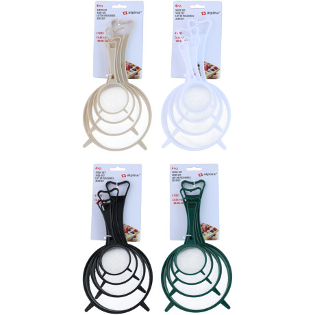 Σετ Σουρωτήρια 4Τμχ Σε 4 Χρώματα ALPINA