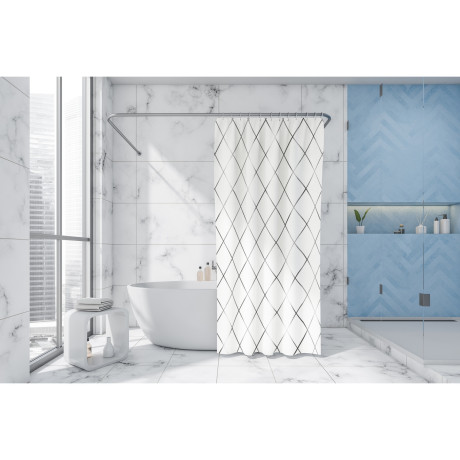 Κουρτίνα Μπάνιου Σε 2 Σχέδια