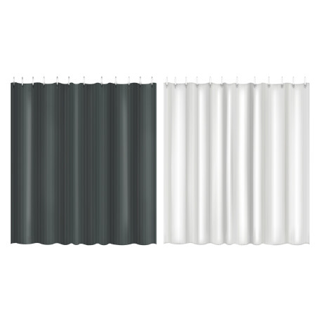Κουρτίνα Μπάνιου Σε 2 Σχέδια