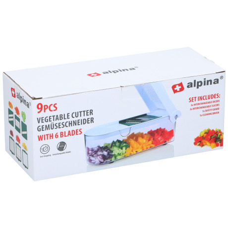Κόφτης Λαχανικών 9Τμχ ALPINA