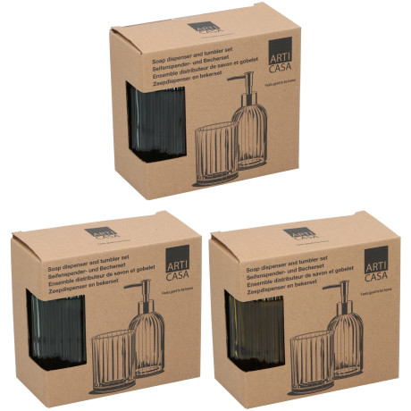 Σετ Διανομέας Σαπουνιού και Ποτήρι ARTI CASA