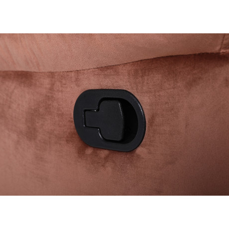 Πολυθρόνα Ανακλινόμενη ArteLibre CARINAE Καφέ Βελούδο 93x90x100cm