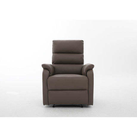Πολυθρόνα Ανακλινόμενη ArteLibre RIGIL Με Λειτουργία Μασάζ Καφέ PU 75x87x102cm
