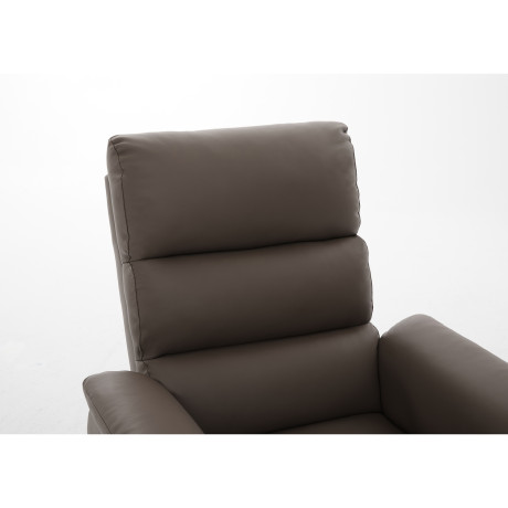 Πολυθρόνα Ανακλινόμενη ArteLibre RIGIL Με Λειτουργία Μασάζ Καφέ PU 75x87x102cm