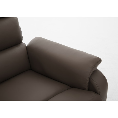 Πολυθρόνα Ανακλινόμενη ArteLibre RIGIL Με Λειτουργία Μασάζ Καφέ PU 75x87x102cm