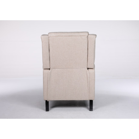 Πολυθρόνα Ανακλινόμενη ArteLibre ALNAIR Μπεζ Ύφασμα 78x85x104cm
