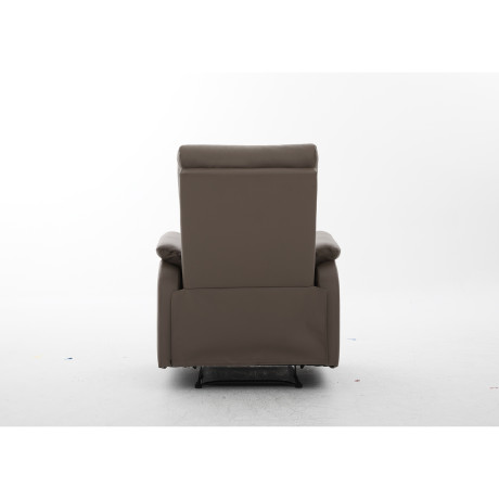 Πολυθρόνα Ανακλινόμενη ArteLibre TALITHA Καφέ PU 79x97x101cm