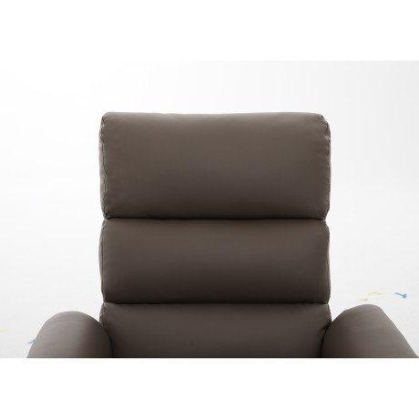 Πολυθρόνα Ανακλινόμενη ArteLibre TALITHA Καφέ PU 79x97x101cm