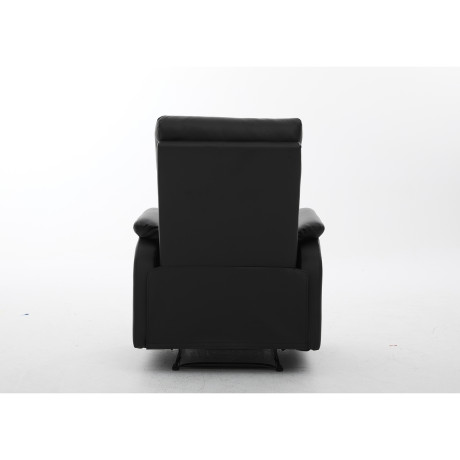 Πολυθρόνα Ανακλινόμενη ArteLibre TALITHA Μαύρο PU 79x97x101cm