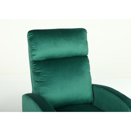 Πολυθρόνα Ανακλινόμενη ArteLibre ATRIA Πράσινο Βελούδο 67.5x90x104cm