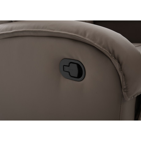 Πολυθρόνα Ανακλινόμενη ArteLibre CELAENO Καφέ PU 80x96x97cm