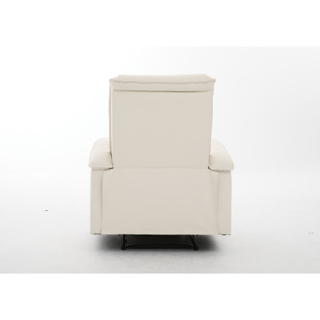 Πολυθρόνα Ανακλινόμενη ArteLibre CELAENO Εκρού PU 80x96x97cm