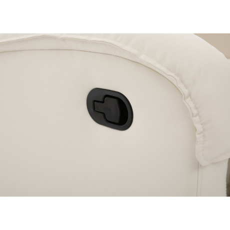 Πολυθρόνα Ανακλινόμενη ArteLibre CELAENO Εκρού PU 80x96x97cm