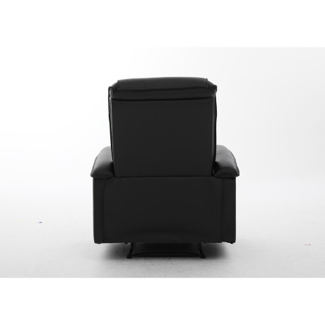 Πολυθρόνα Ανακλινόμενη ArteLibre CELAENO Μαύρο PU 80x96x97cm