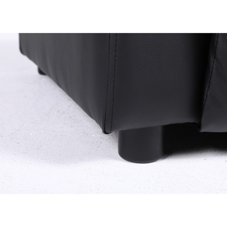 Πολυθρόνα Ανακλινόμενη ArteLibre RANA Μαύρο PU 80x95x103cm