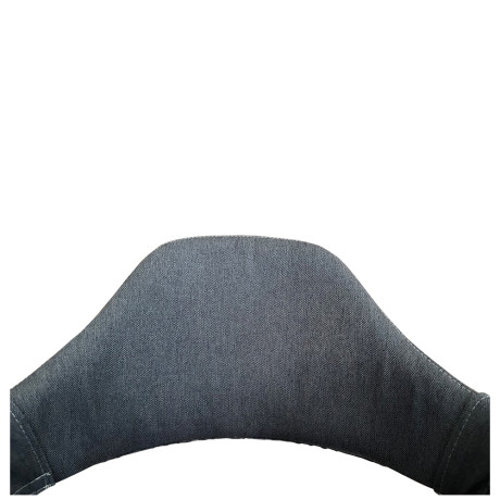 Καρέκλα Τραπεζαρίας ArteLibre SOLANA Γκρι/Μαύρο Ύφασμα/Μέταλλο 51x51x81cm