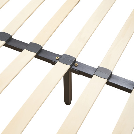 Κρεβάτι Υπέρδιπλο ArteLibre SEDONA Μπεζ Ύφασμα 216x176x110cm (Στρώμα 160x200cm)